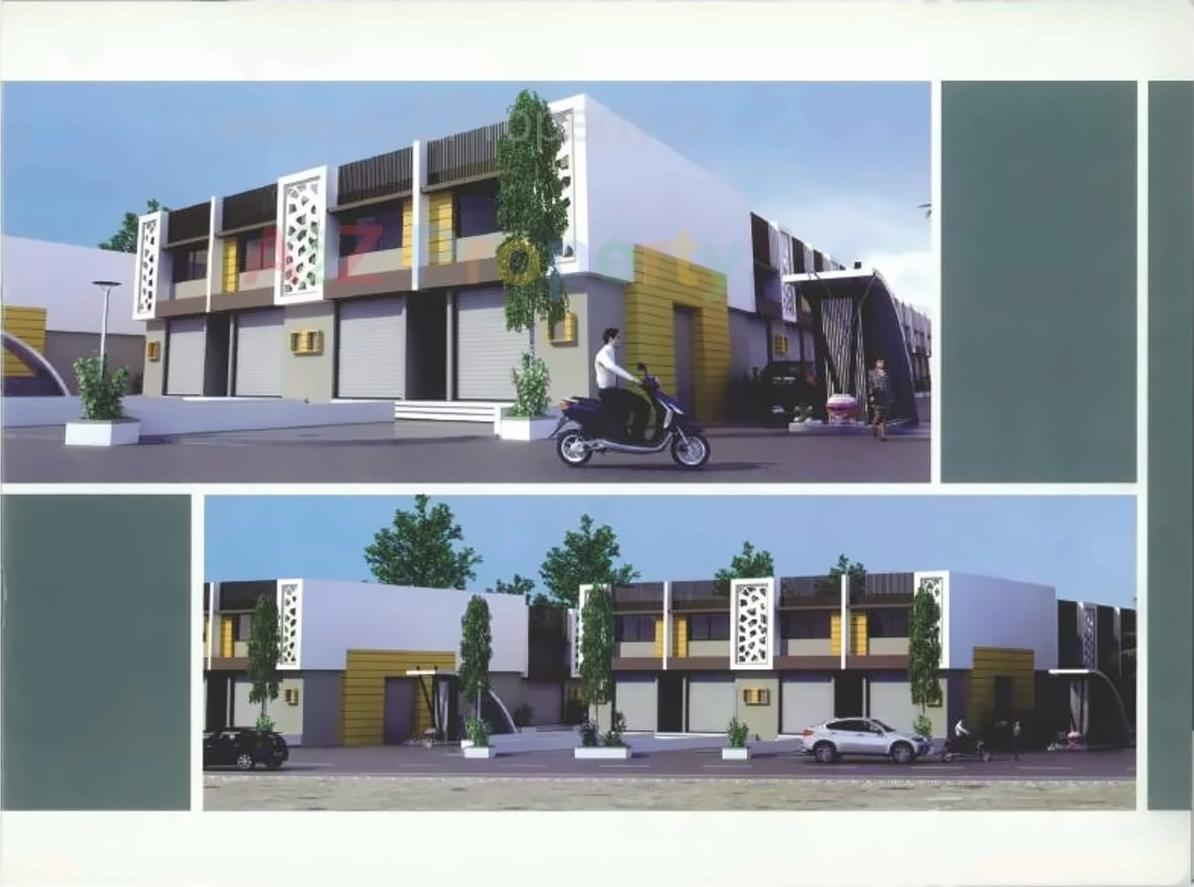 3D Elevation of real estate project Devashray Arcade Ind  Estate located at Hatijan, Ahmedabad, Gujarat