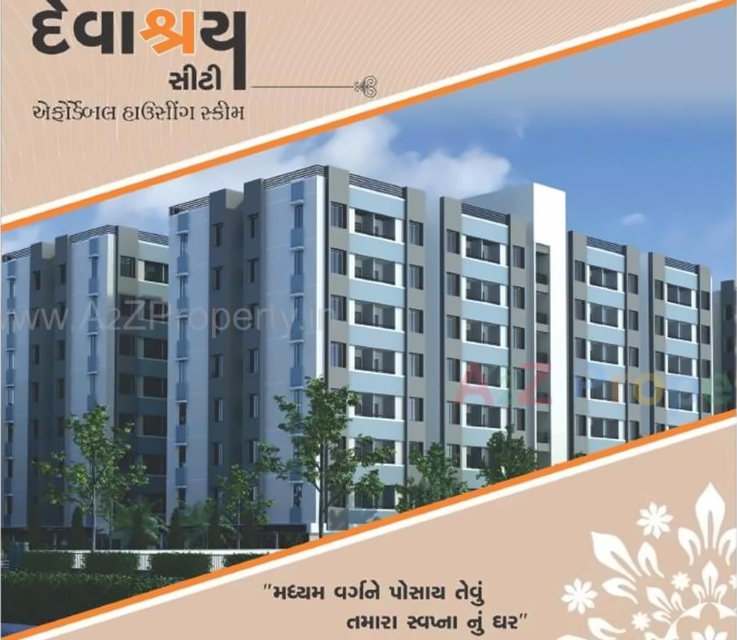 3D Elevation of real estate project Devashray City located at Ramol, Ahmedabad, Gujarat