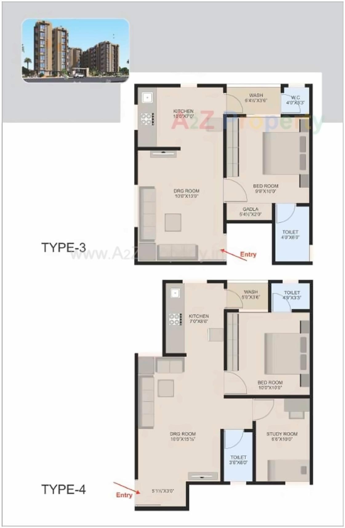 Layout of real estate project Devashray Residency located at Vastral, Ahmedabad, Gujarat