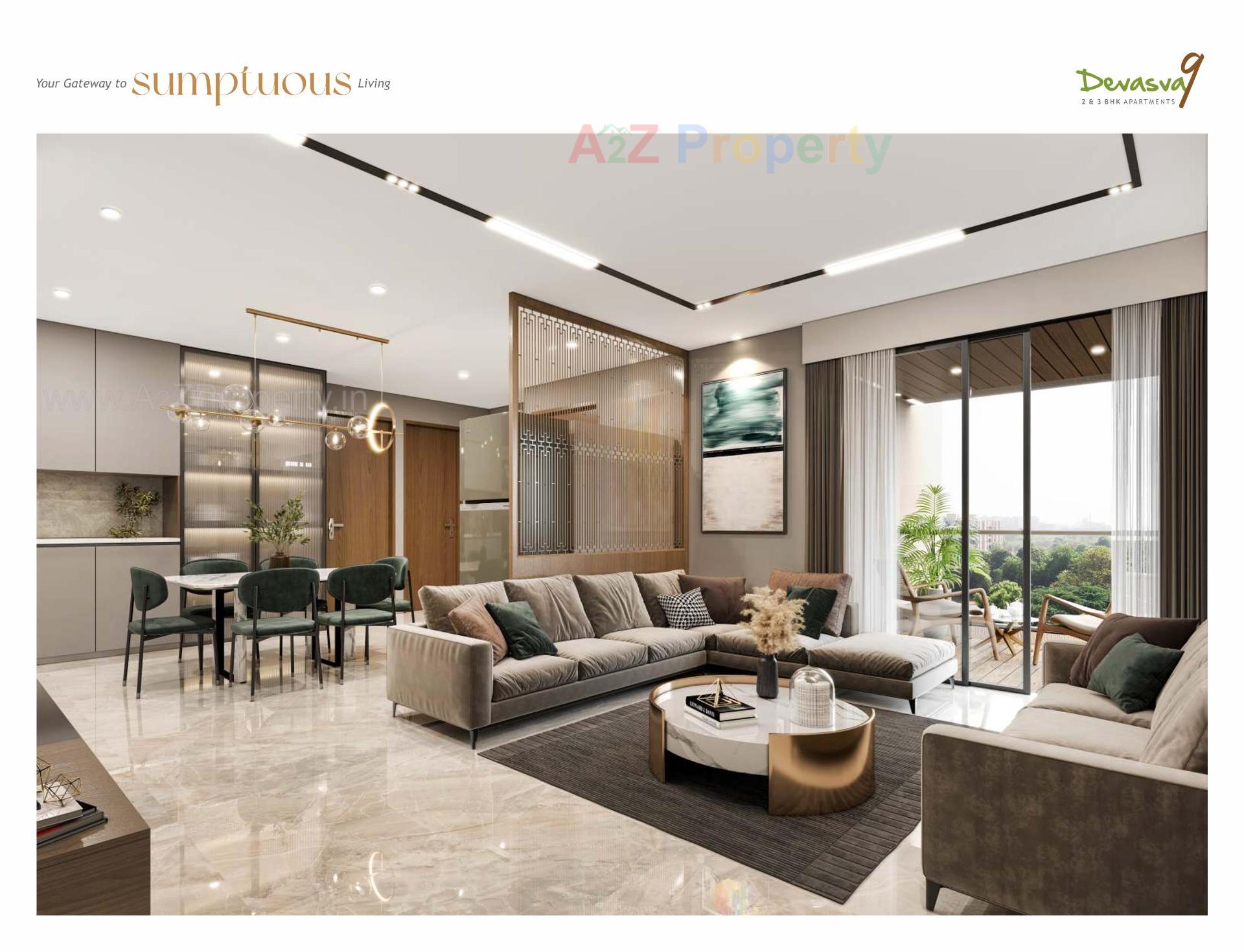 3D Elevation of real estate project Devasva located at Vishalpur, Ahmedabad, Gujarat