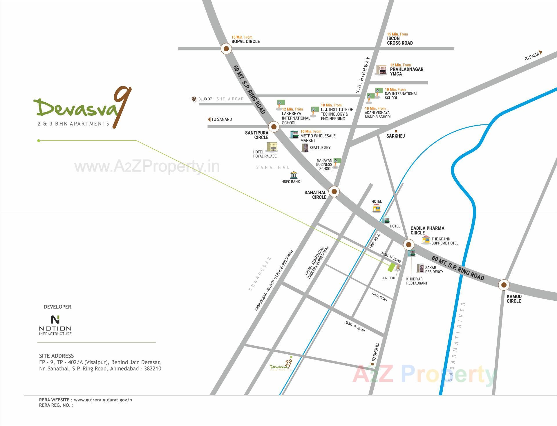  of real estate project Devasva located at Vishalpur, Ahmedabad, Gujarat