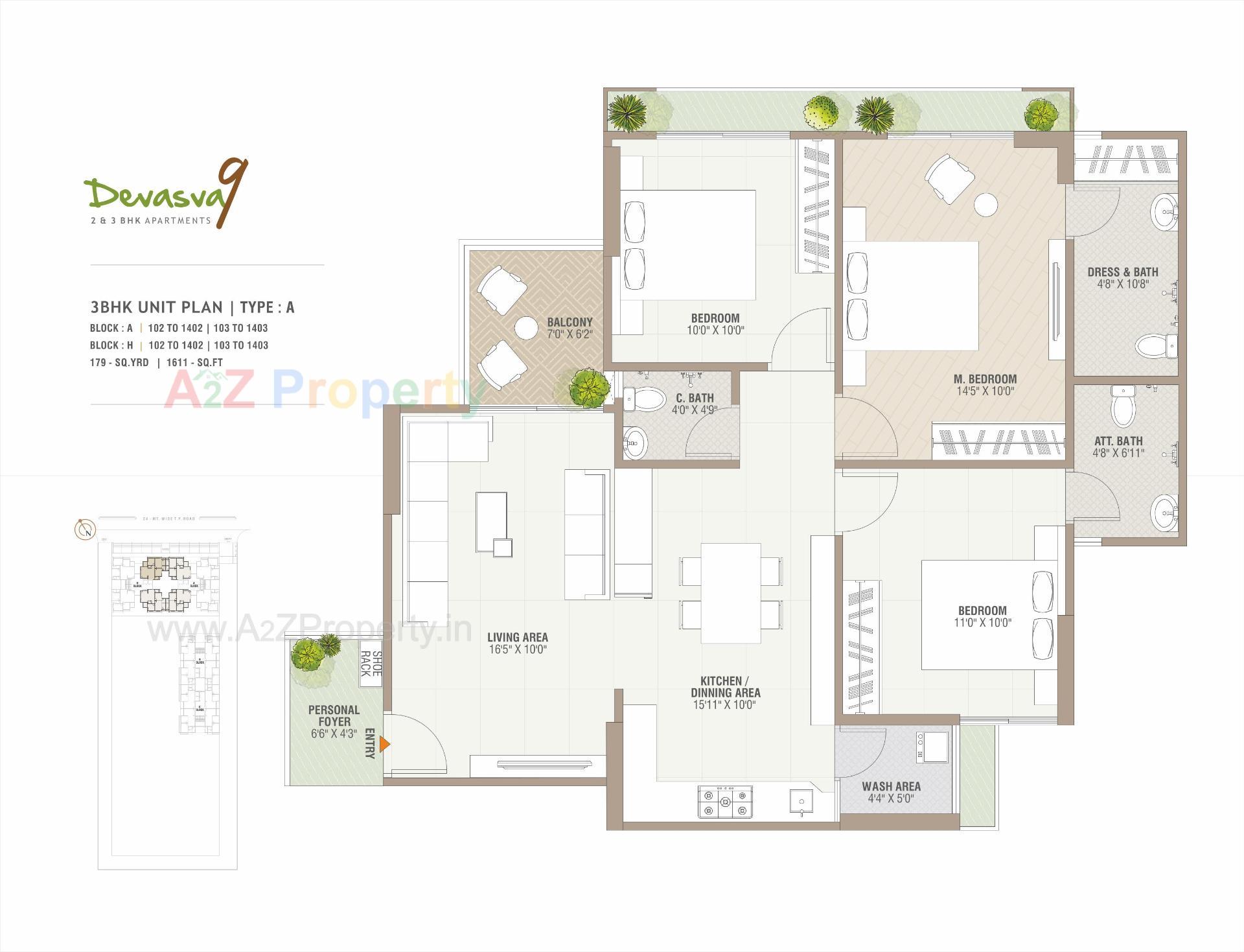 Layout of real estate project Devasva located at Vishalpur, Ahmedabad, Gujarat