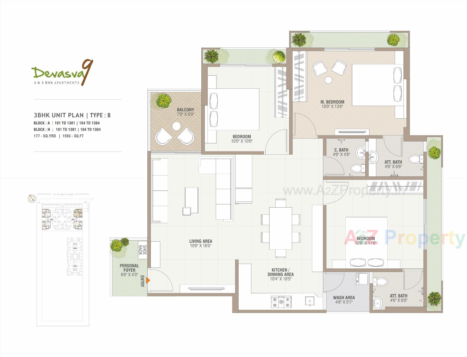 Layout of real estate project Devasva located at Vishalpur, Ahmedabad, Gujarat