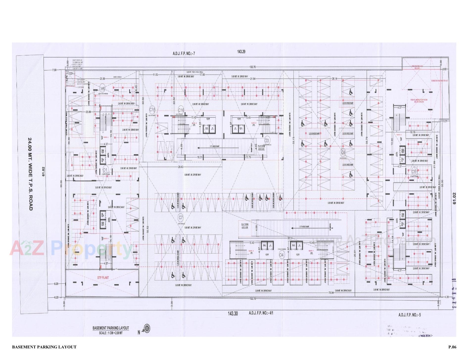 Layout of real estate project Devasva located at Vishalpur, Ahmedabad, Gujarat