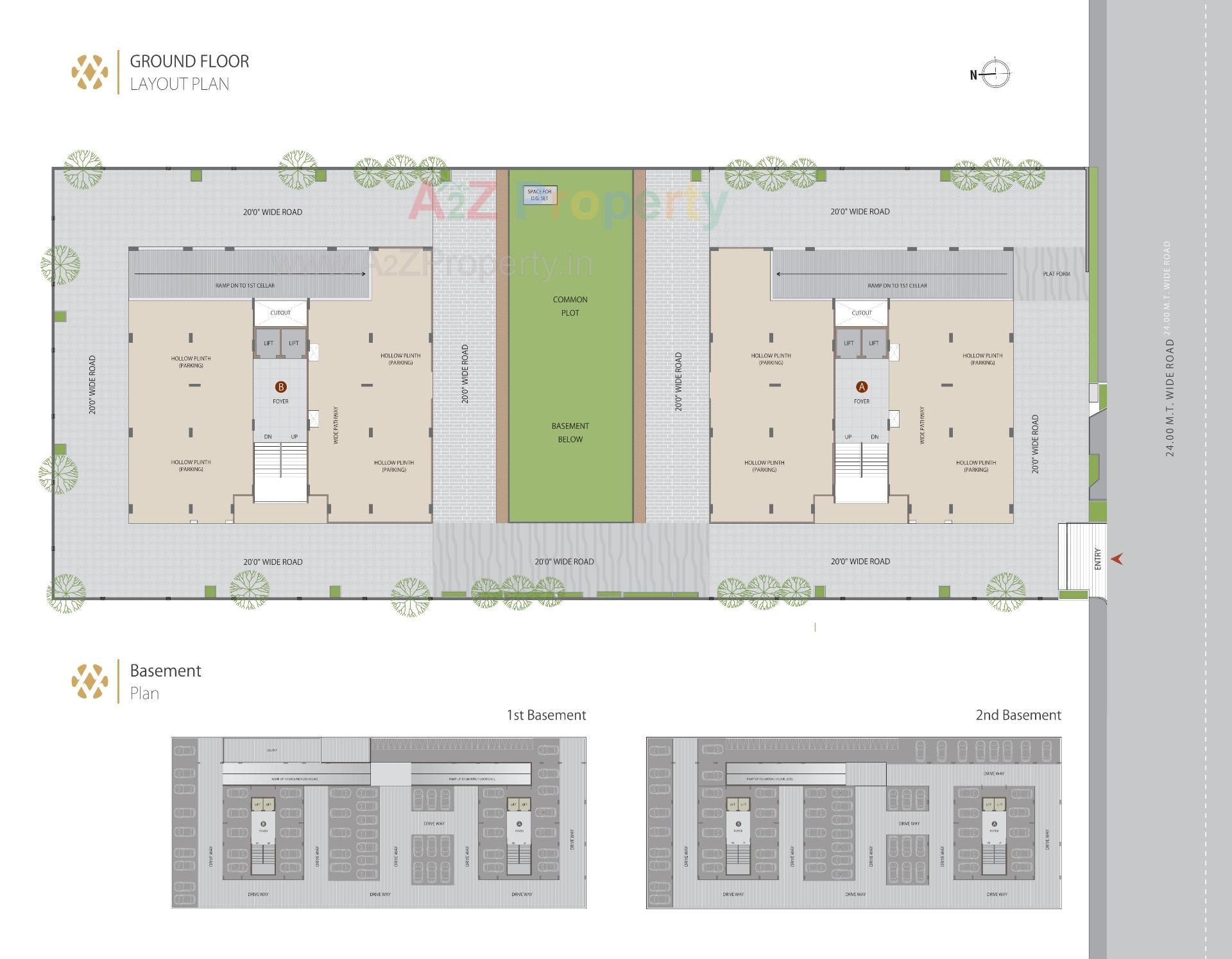 Layout of real estate project Devasya Gold Plus located at Nikol, Ahmedabad, Gujarat