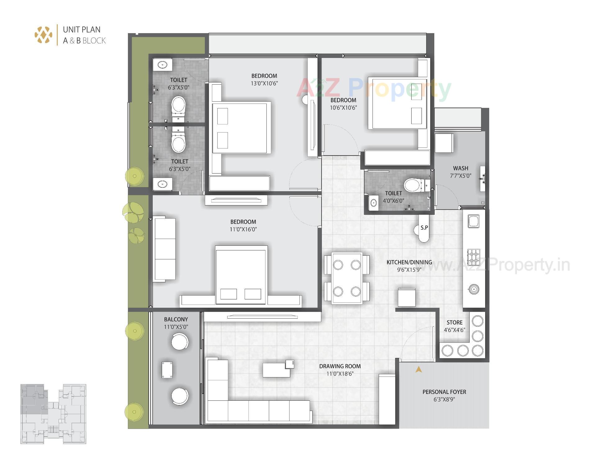 Layout of real estate project Devasya Gold Plus located at Nikol, Ahmedabad, Gujarat