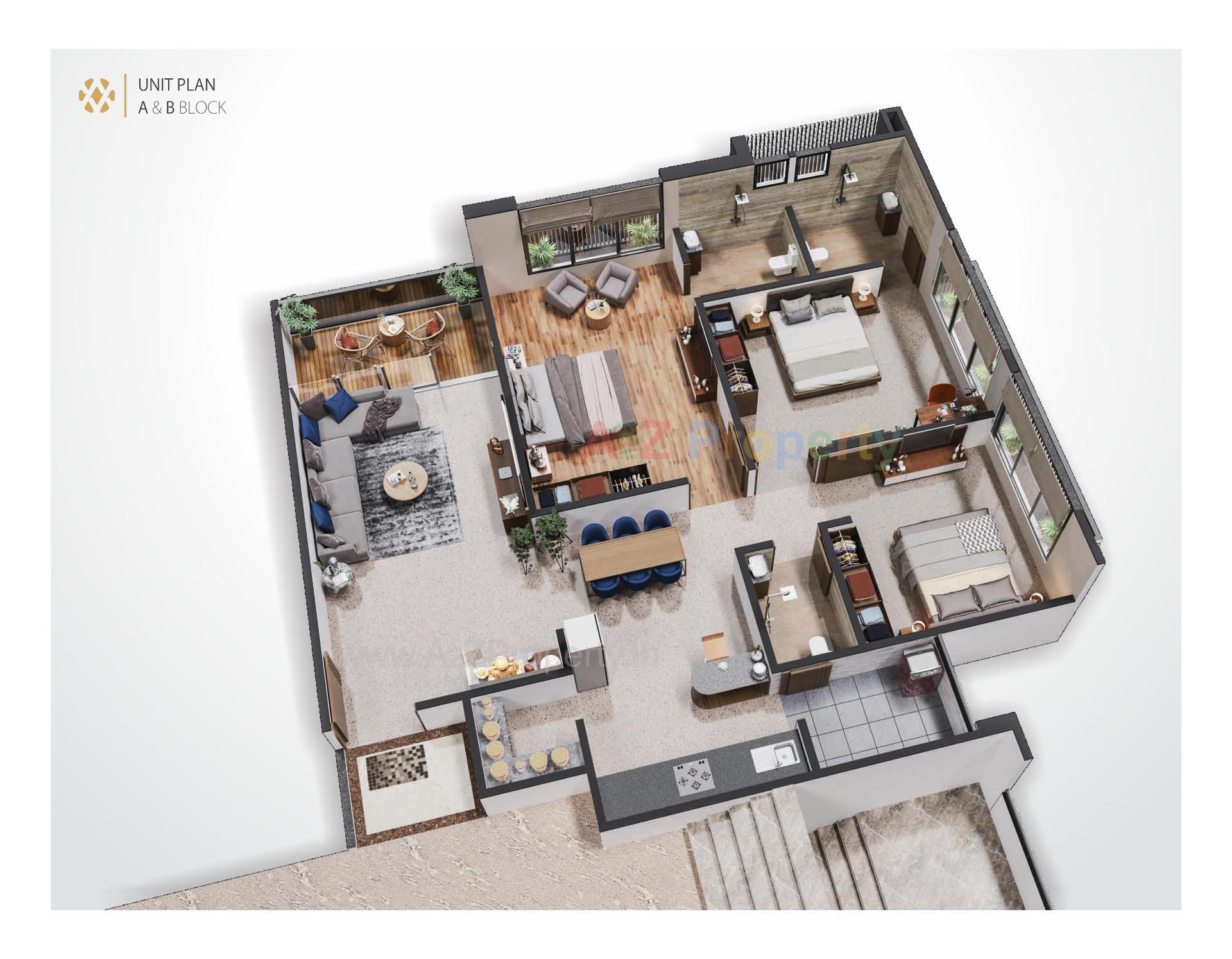 Layout of real estate project Devasya Gold Plus located at Nikol, Ahmedabad, Gujarat