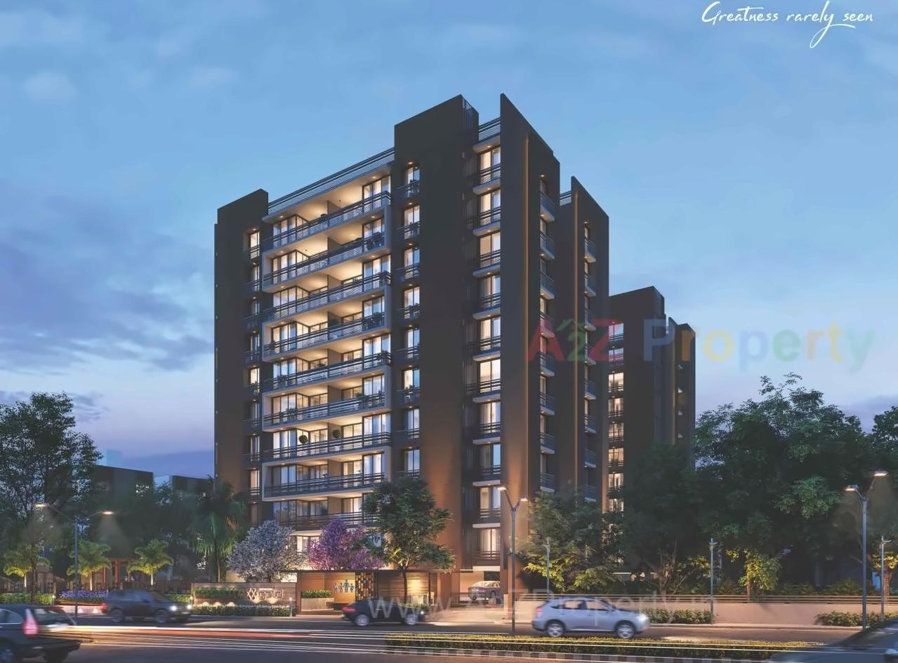 3D Elevation of real estate project Devasya Gold located at Nikol, Ahmedabad, Gujarat