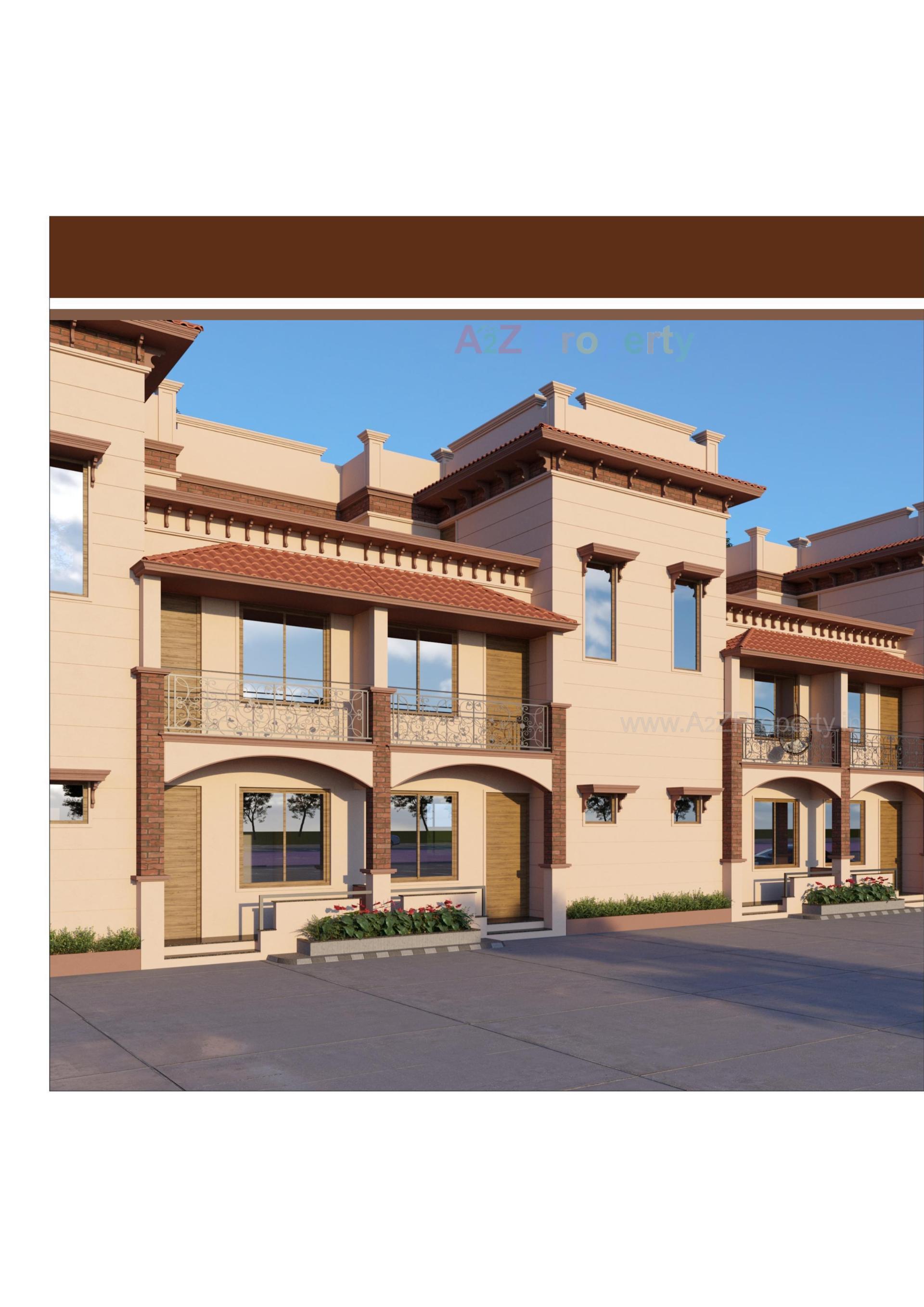 3D Elevation of real estate project Devi Bunglows located at Vatva, Ahmedabad, Gujarat