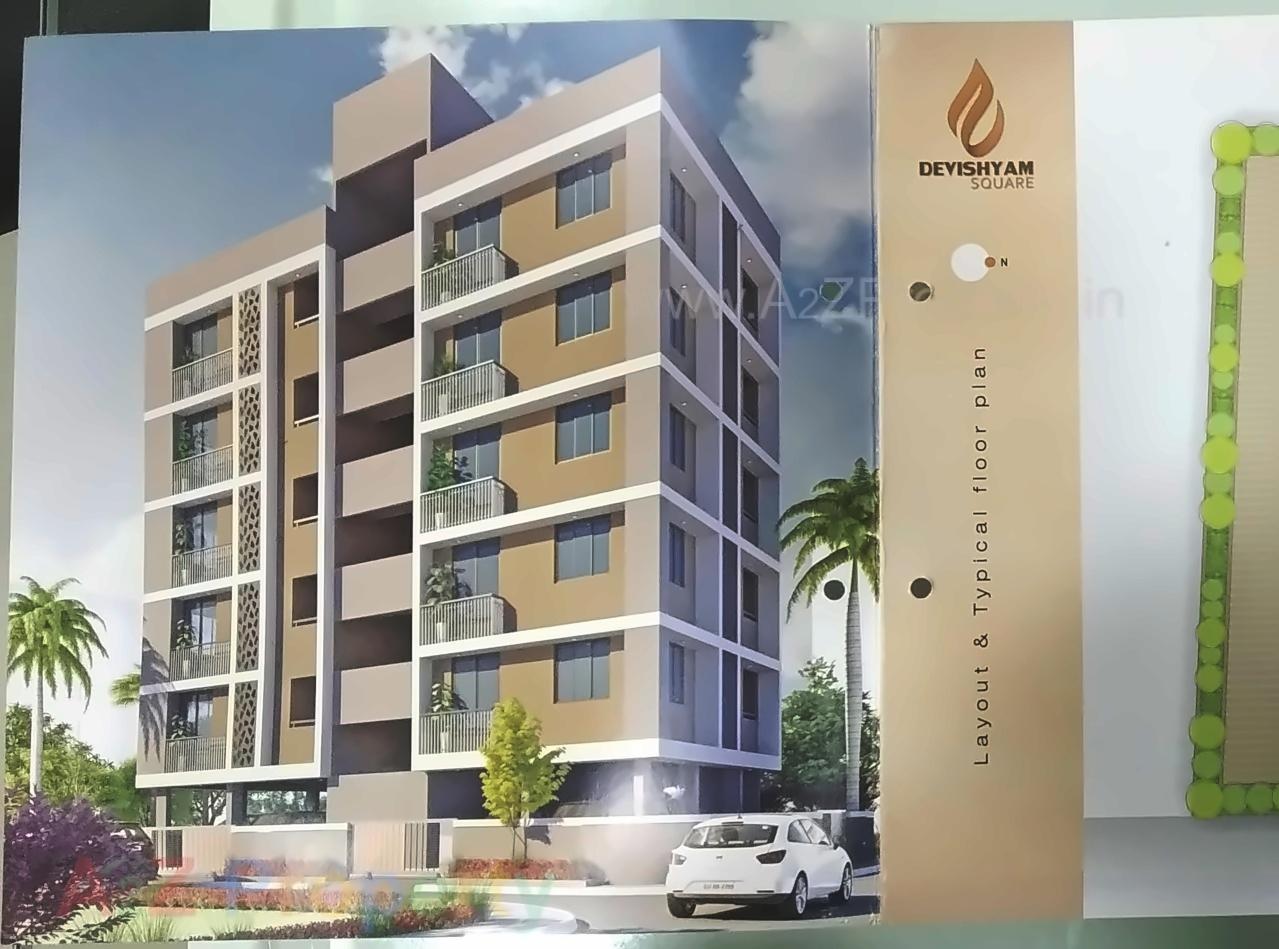 3D Elevation of real estate project Devishyam Square located at Manipur, Ahmedabad, Gujarat