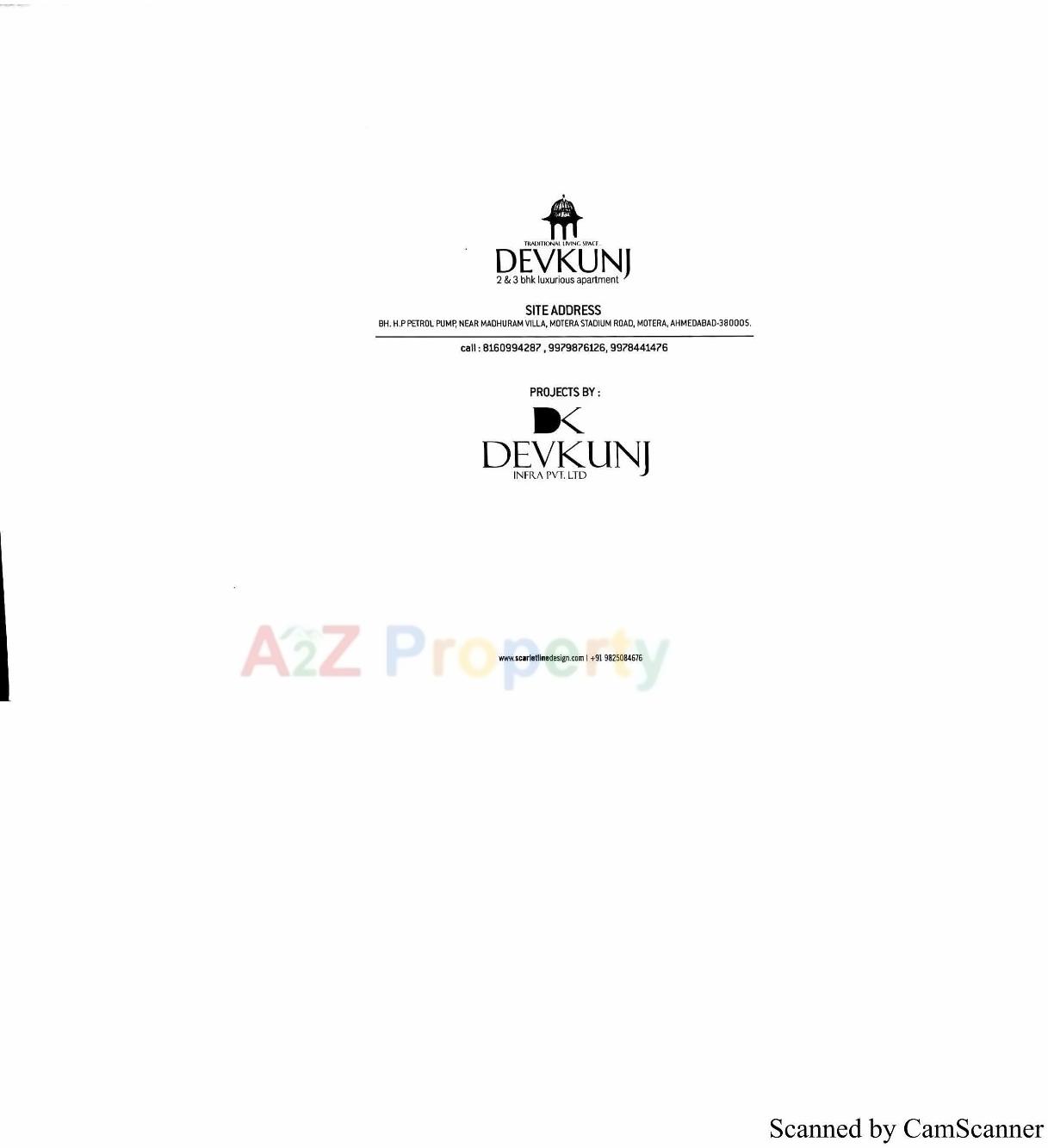  of real estate project Devkunj located at Motera, Ahmedabad, Gujarat