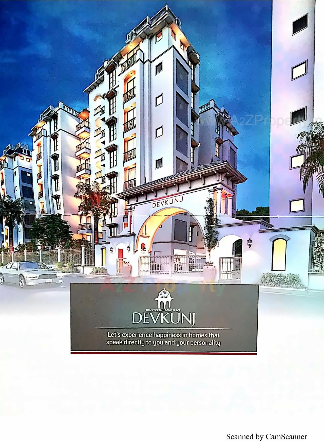 3D Elevation of real estate project Devkunj located at Motera, Ahmedabad, Gujarat