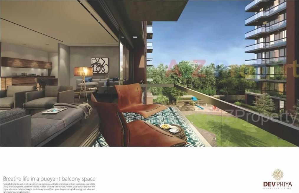 3D Elevation of real estate project Devpriya located at Chandkheda, Ahmedabad, Gujarat