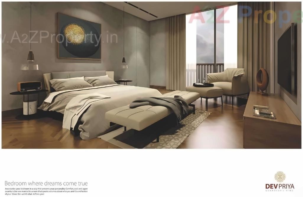 3D Elevation of real estate project Devpriya located at Chandkheda, Ahmedabad, Gujarat