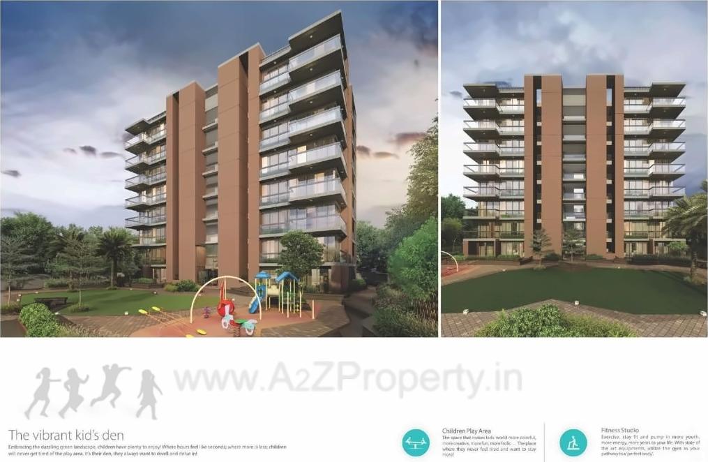 3D Elevation of real estate project Devpriya located at Chandkheda, Ahmedabad, Gujarat