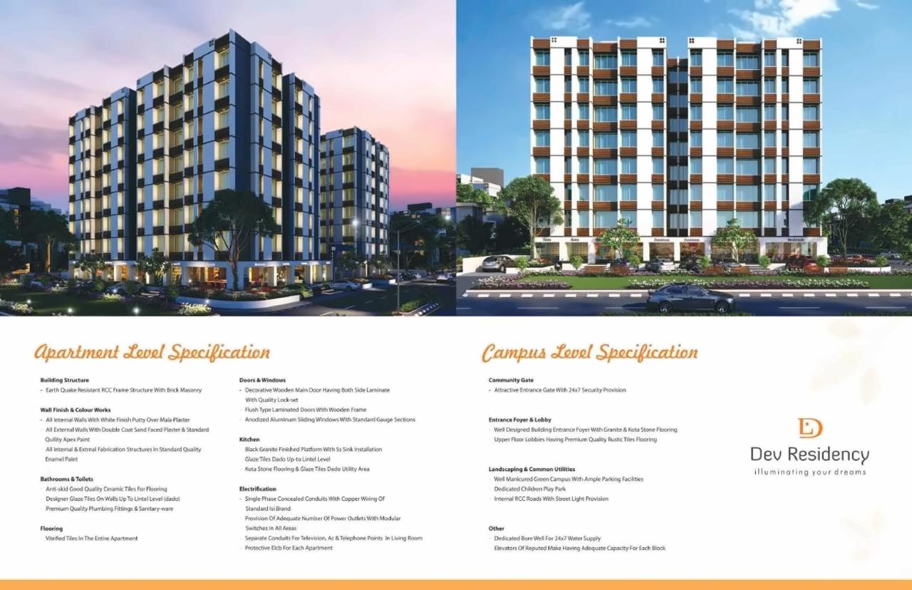  of real estate project Devresidency located at Tragad, Ahmedabad, Gujarat