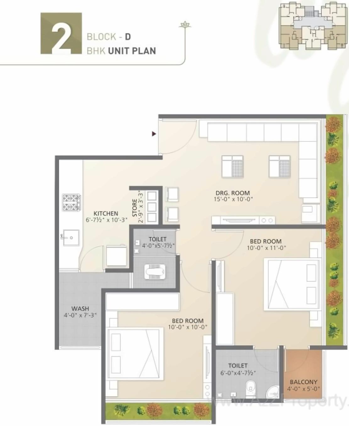 Layout of real estate project Dhairya Paradise located at Isanpur, Ahmedabad, Gujarat