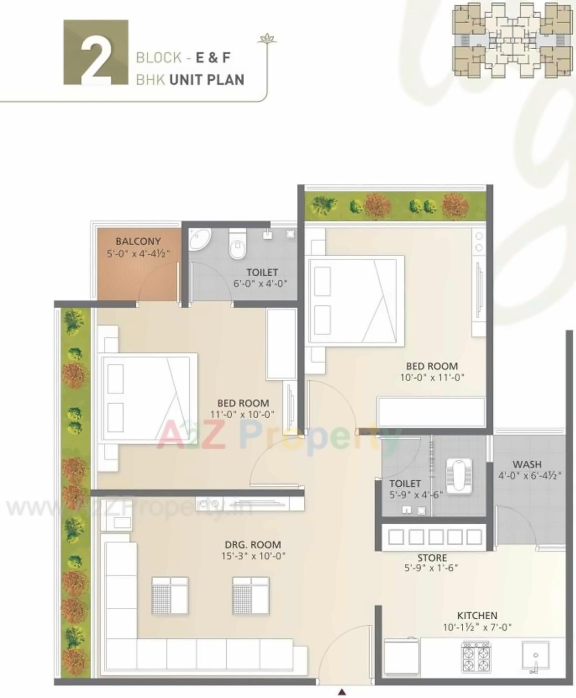 Layout of real estate project Dhairya Paradise located at Isanpur, Ahmedabad, Gujarat
