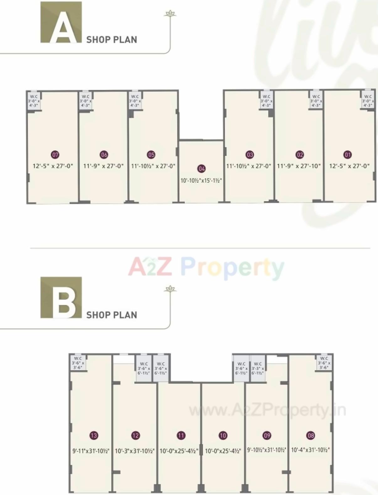 Layout of real estate project Dhairya Paradise located at Isanpur, Ahmedabad, Gujarat