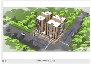Elevation of real estate project Dhananjay Elegance located at Wadaj, Ahmedabad, Gujarat