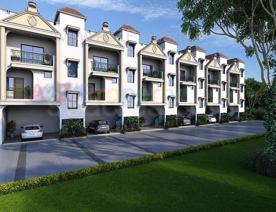 3D Elevation of real estate project Dhanraaj Habitat located at Vatva, Ahmedabad, Gujarat