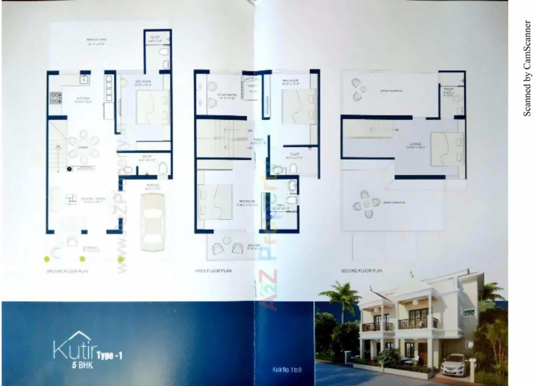 Layout of real estate project Dharm Kutir located at Hathijan, Ahmedabad, Gujarat