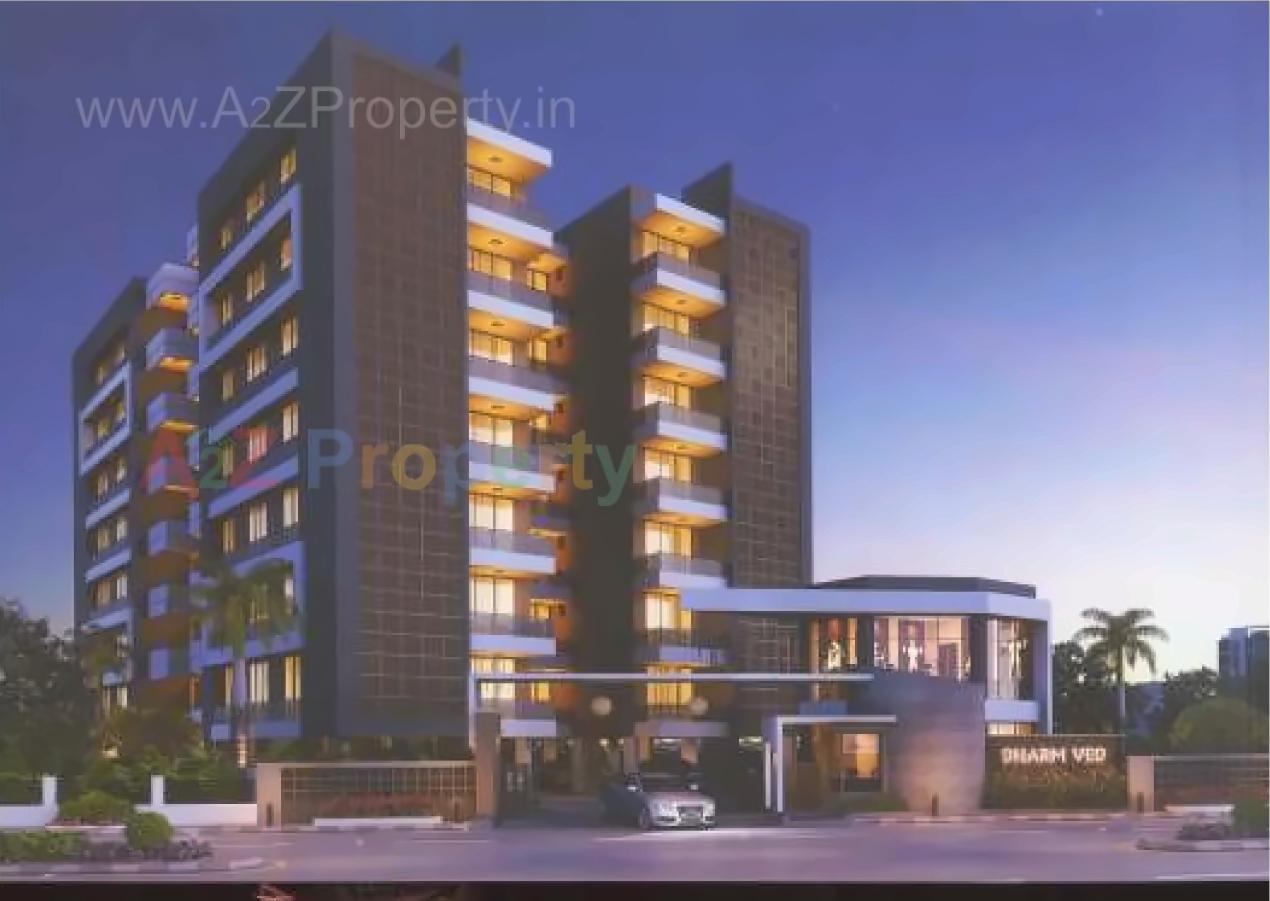 3D Elevation of real estate project Dharm Ved located at City, Ahmedabad, Gujarat