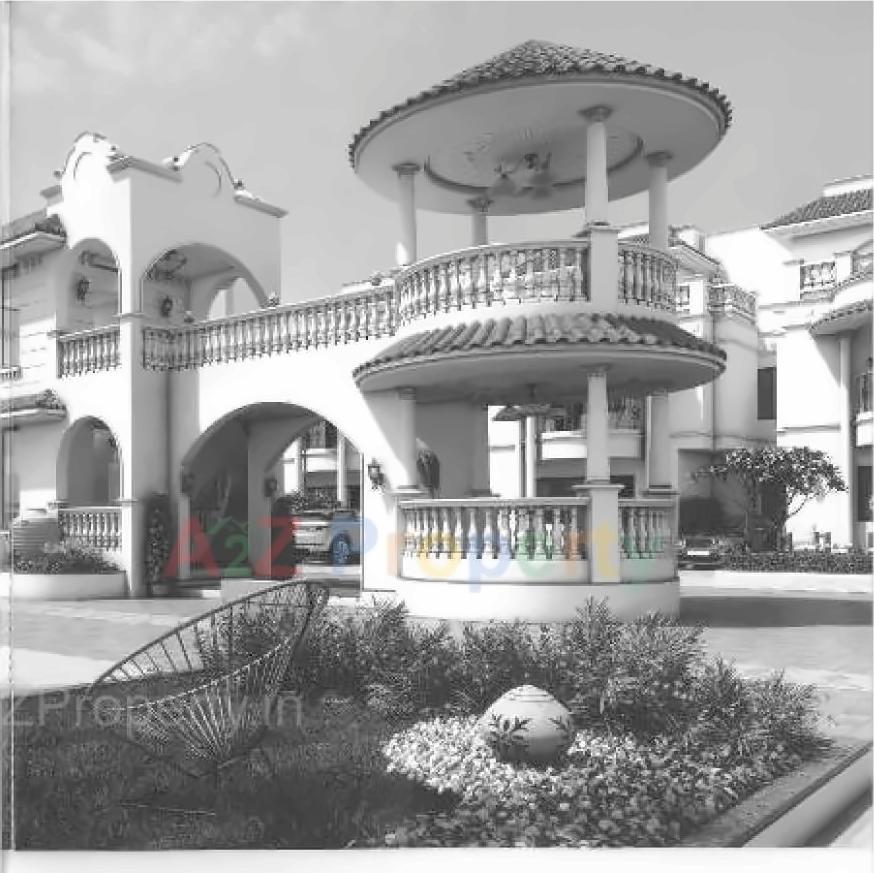 3D Elevation of real estate project Dharm Villa located at Hathijan, Ahmedabad, Gujarat