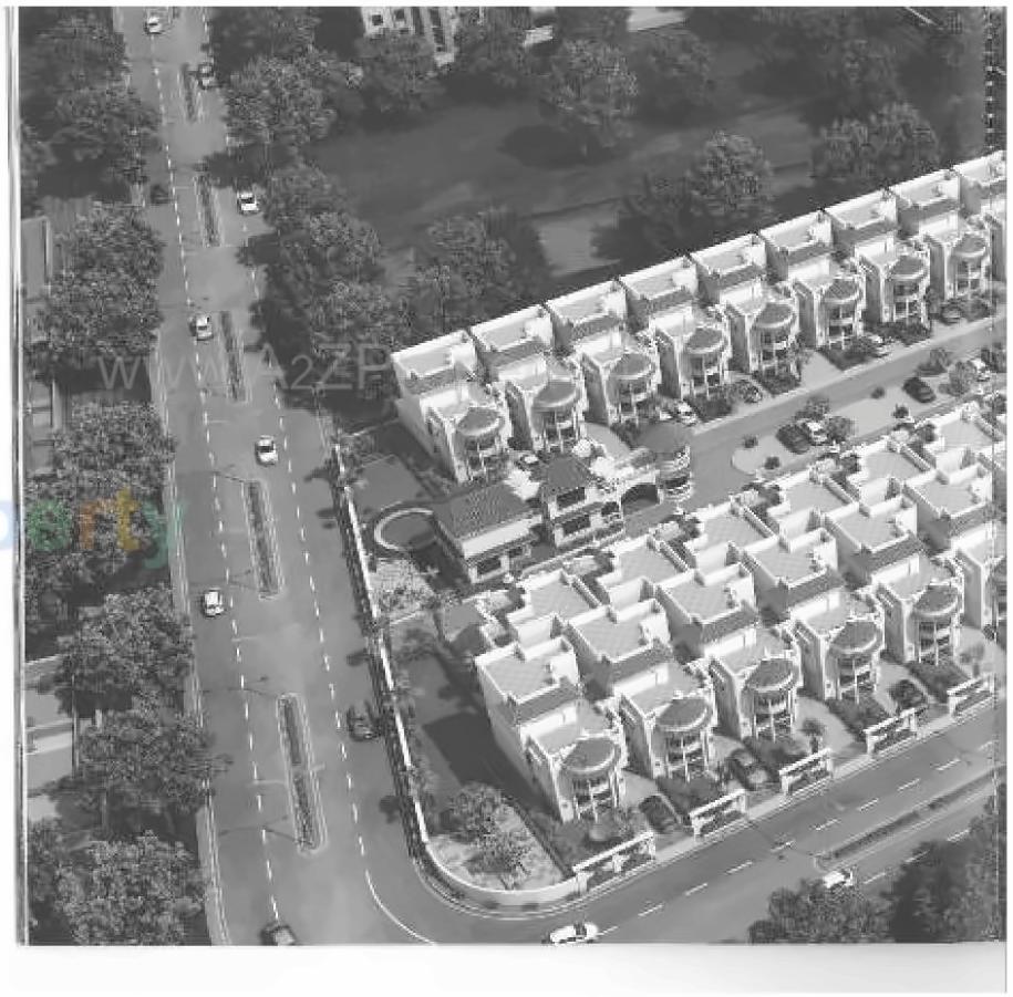 3D Elevation of real estate project Dharm Villa located at Hathijan, Ahmedabad, Gujarat