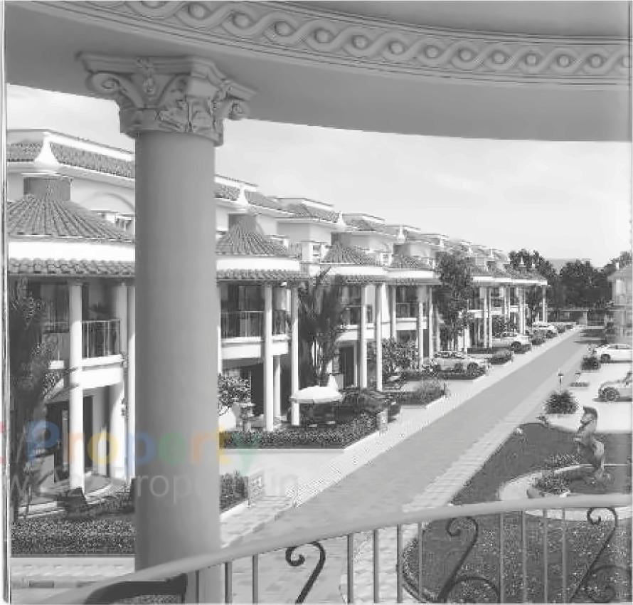 3D Elevation of real estate project Dharm Villa located at Hathijan, Ahmedabad, Gujarat