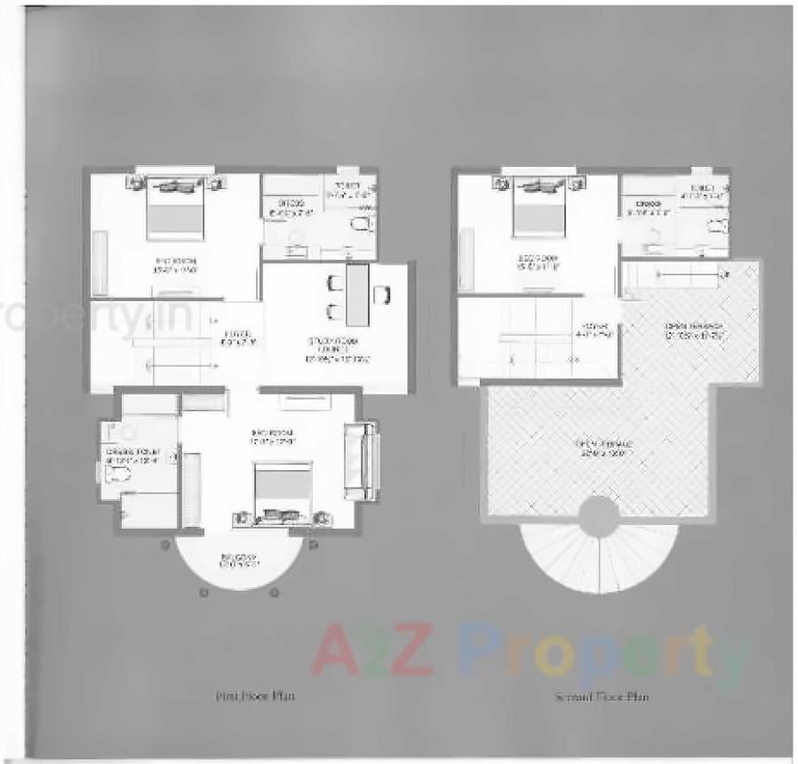 Layout of real estate project Dharm Villa located at Hathijan, Ahmedabad, Gujarat