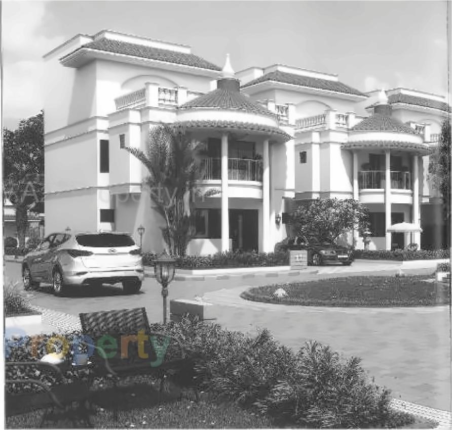 3D Elevation of real estate project Dharm Villa located at Hathijan, Ahmedabad, Gujarat