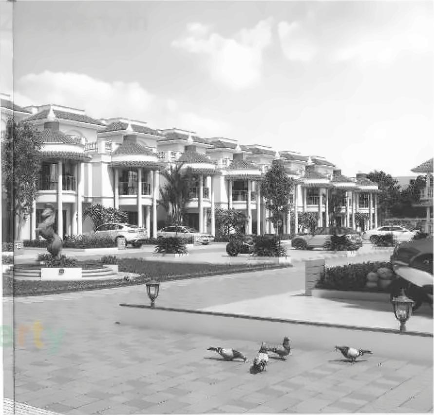 3D Elevation of real estate project Dharm Villa located at Hathijan, Ahmedabad, Gujarat