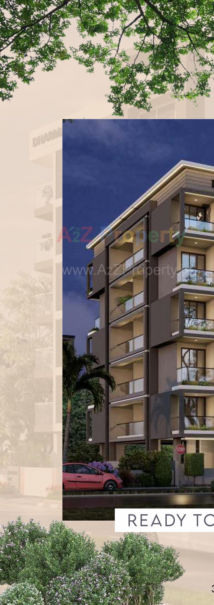 3D Elevation of real estate project Dharma Dev located at Rajpur - Hirpur, Ahmedabad, Gujarat