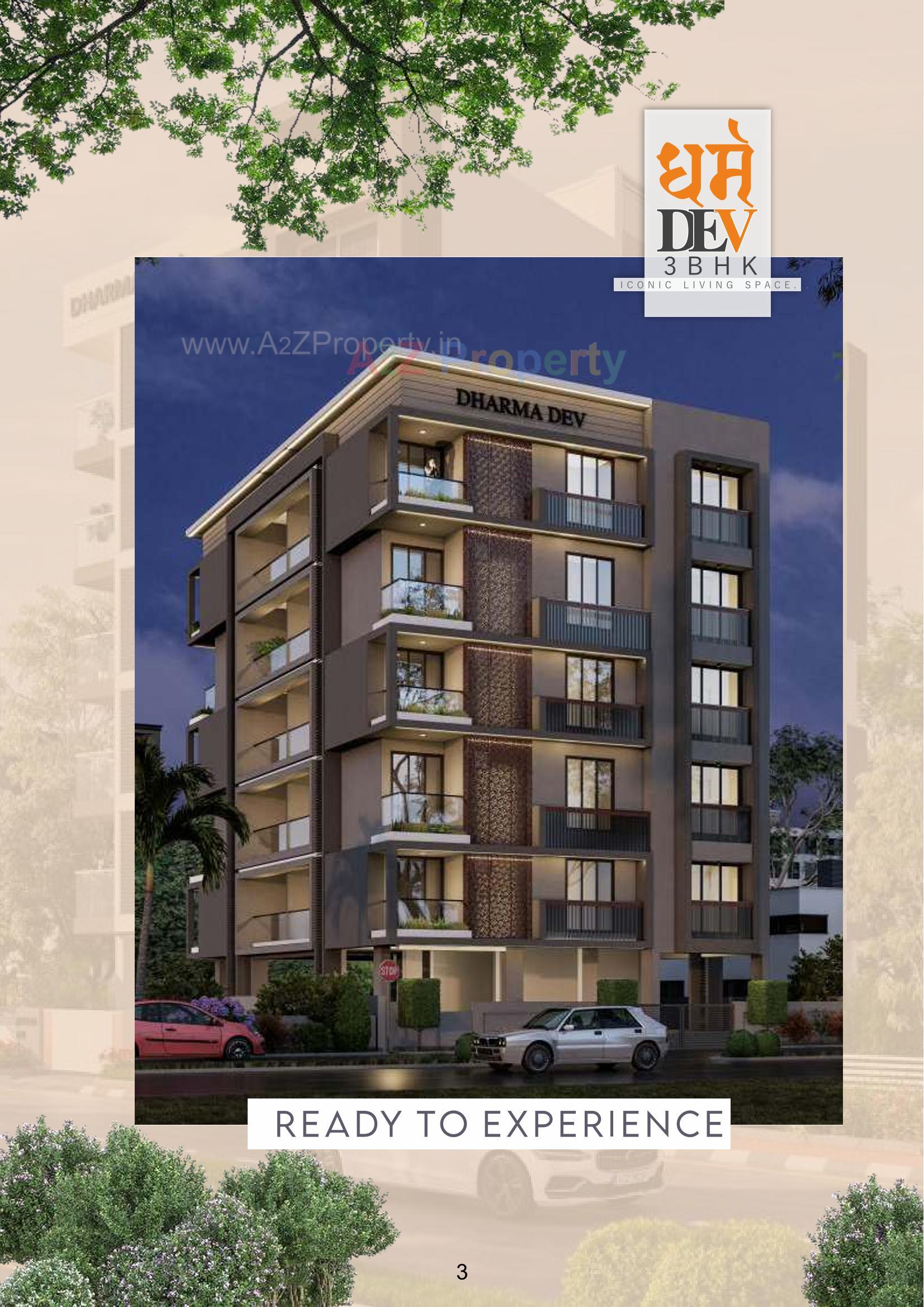 3D Elevation of real estate project Dharma Dev located at Rajpur - Hirpur, Ahmedabad, Gujarat