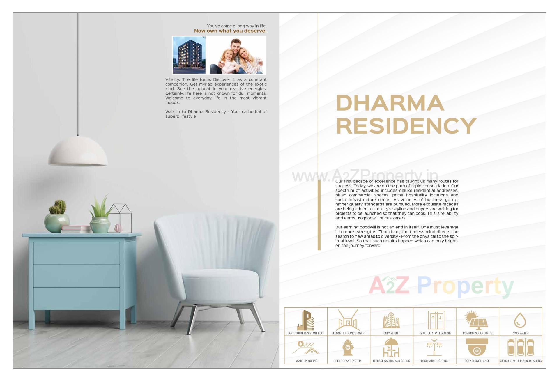 of real estate project Dharma Residency located at Bopal, Ahmedabad, Gujarat