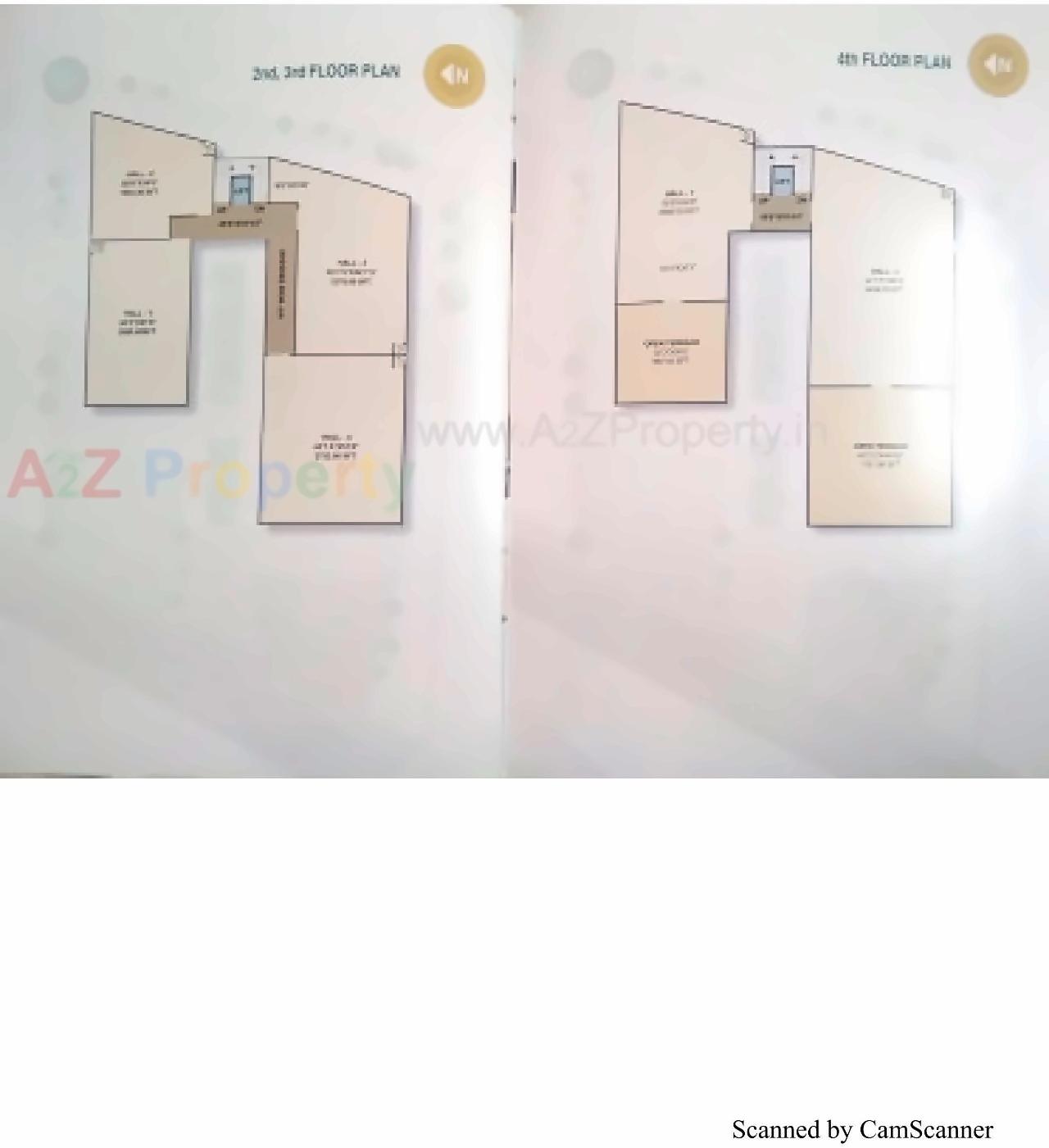 Layout of real estate project Dharmkunj Arcade located at Odhav, Ahmedabad, Gujarat