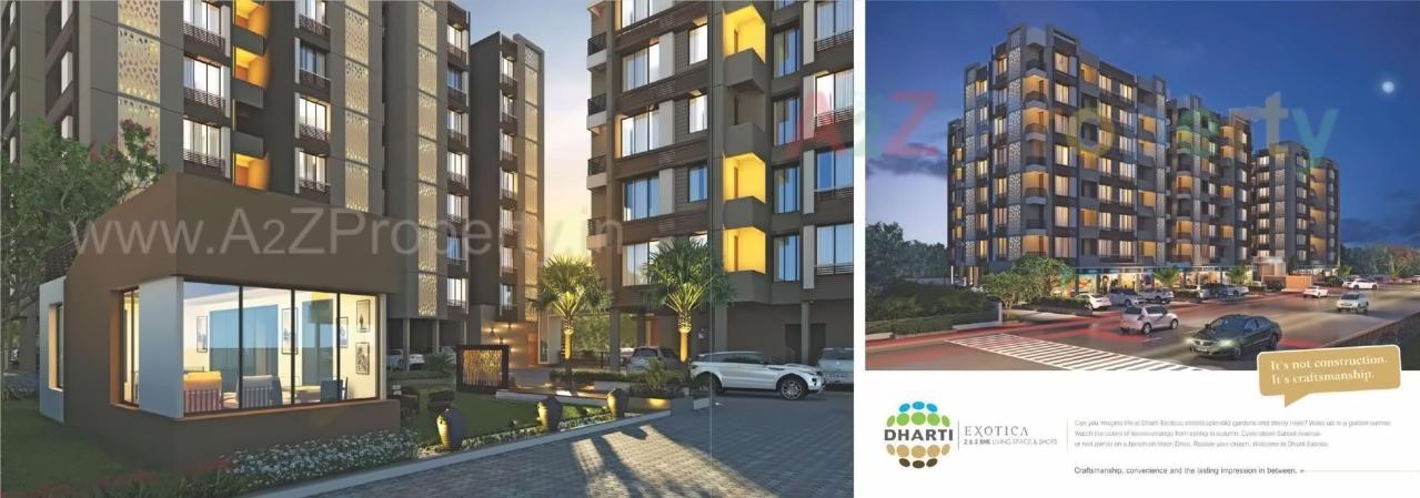 3D Elevation of real estate project Dharti Exotica located at City, Ahmedabad, Gujarat