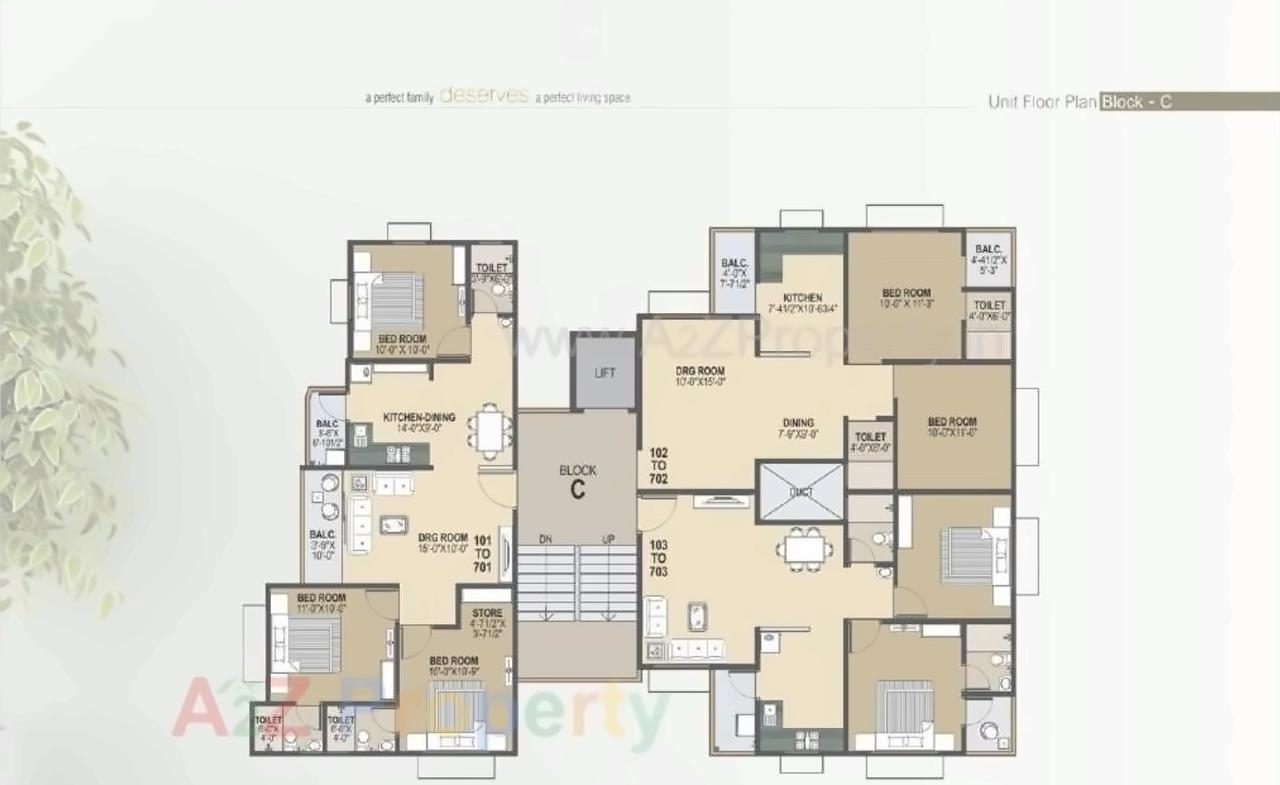 Layout of real estate project Dharti Exotica located at City, Ahmedabad, Gujarat