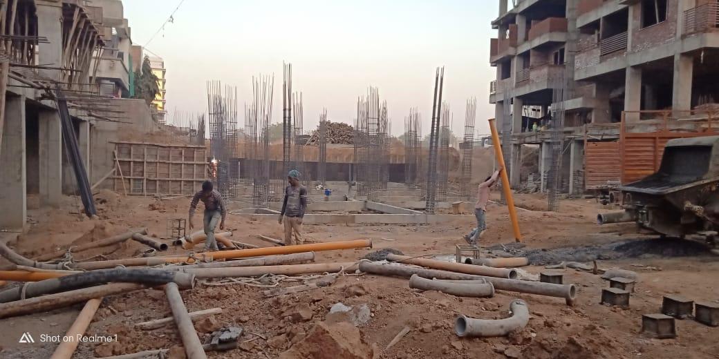 121724_const of real estate project Dharti Saket located at Chenpur, Ahmedabad, Gujarat