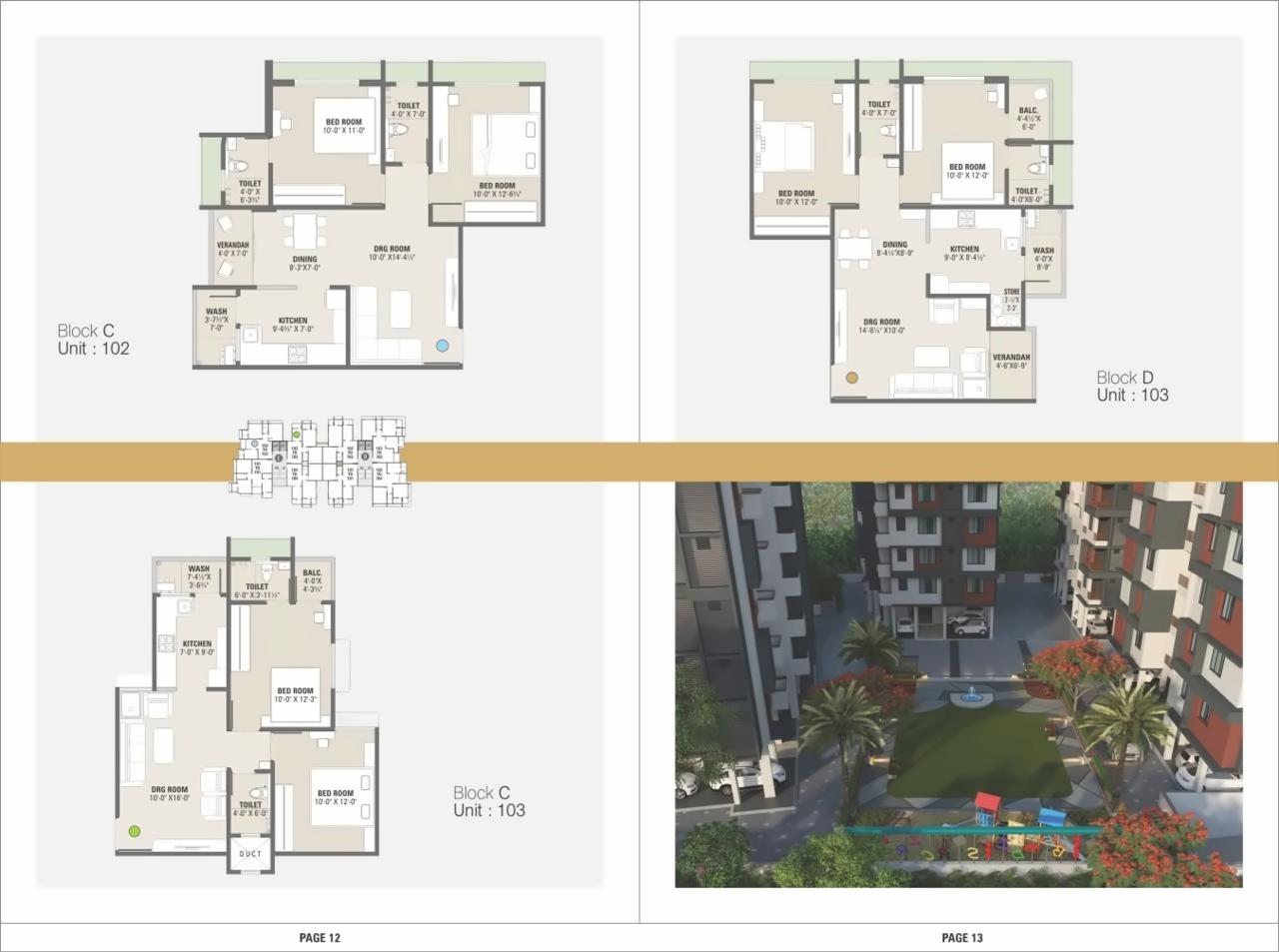 Layout of real estate project Dharti Saket located at Chenpur, Ahmedabad, Gujarat