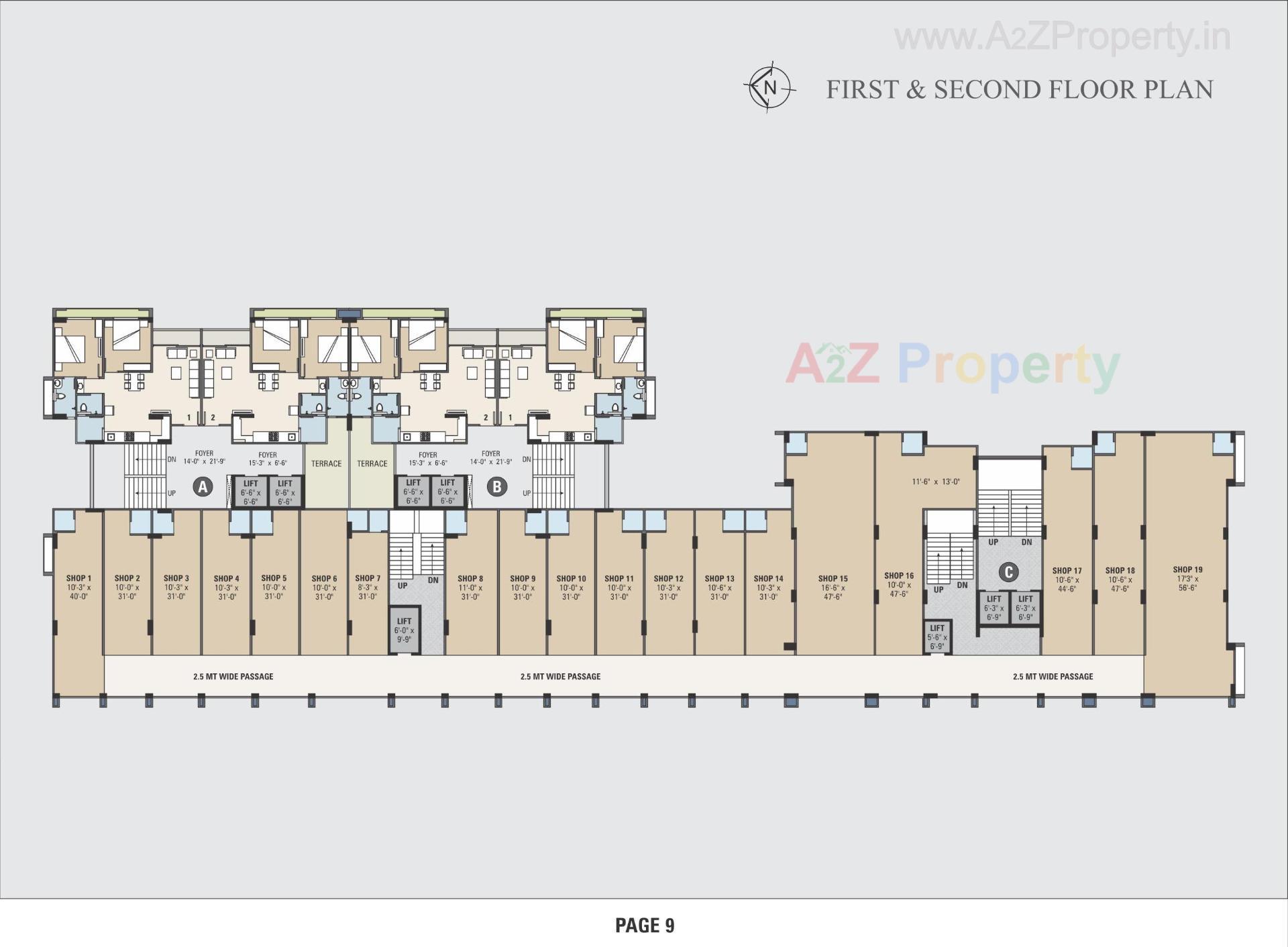 Layout of real estate project Dharti Saket Heaven located at Chenpur, Ahmedabad, Gujarat