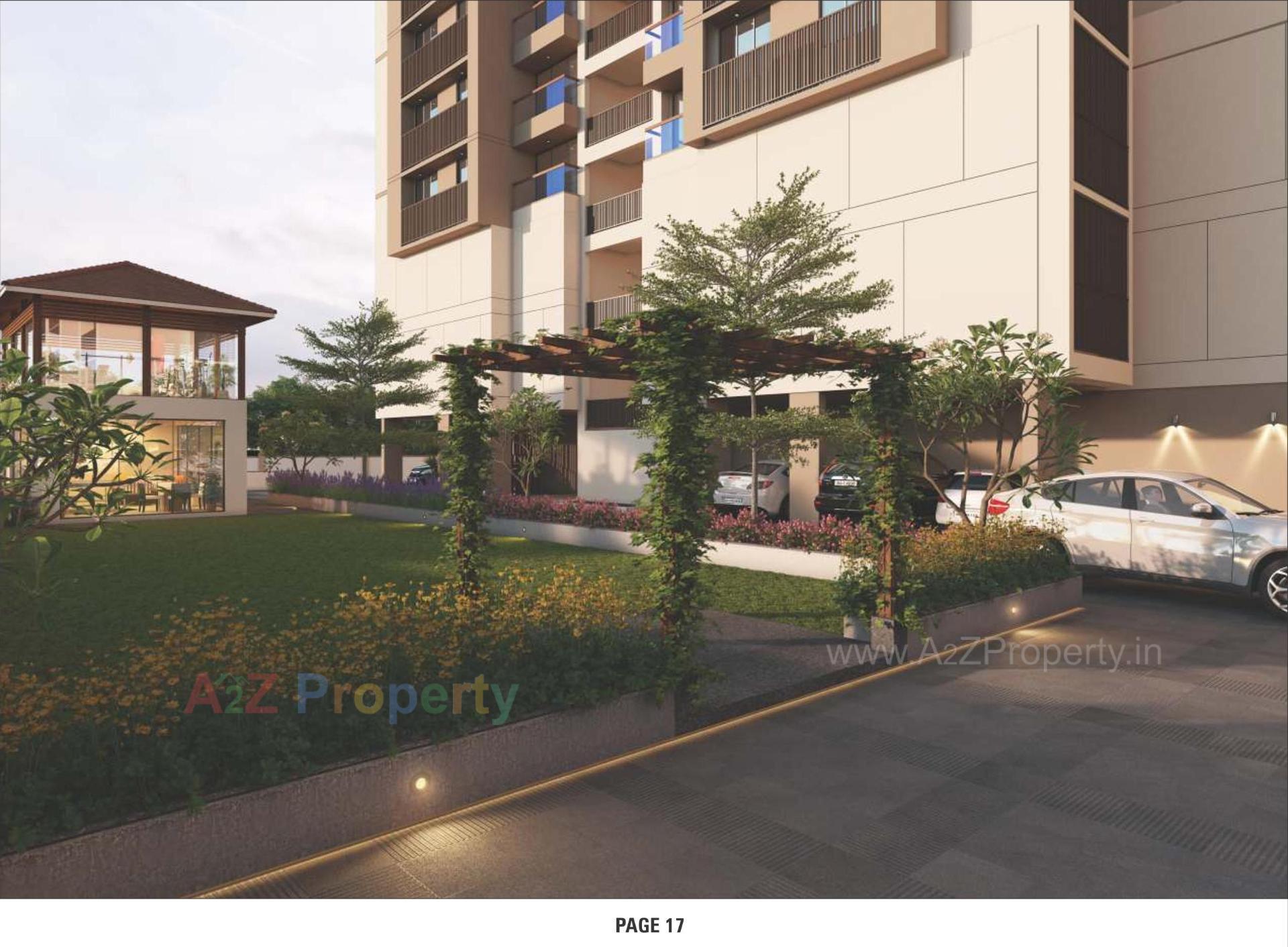 3D Elevation of real estate project Dharti Saket Heaven located at Chenpur, Ahmedabad, Gujarat