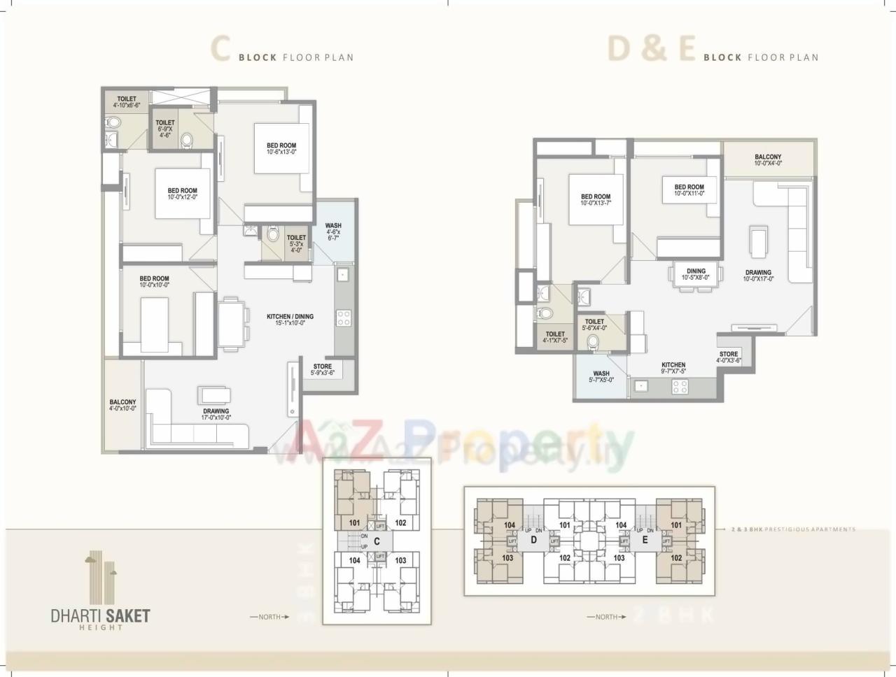 Layout of real estate project Dharti Saket Height located at Gota, Ahmedabad, Gujarat