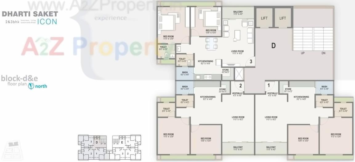 Layout of real estate project Dharti Saket Icon located at Vadaj, Ahmedabad, Gujarat