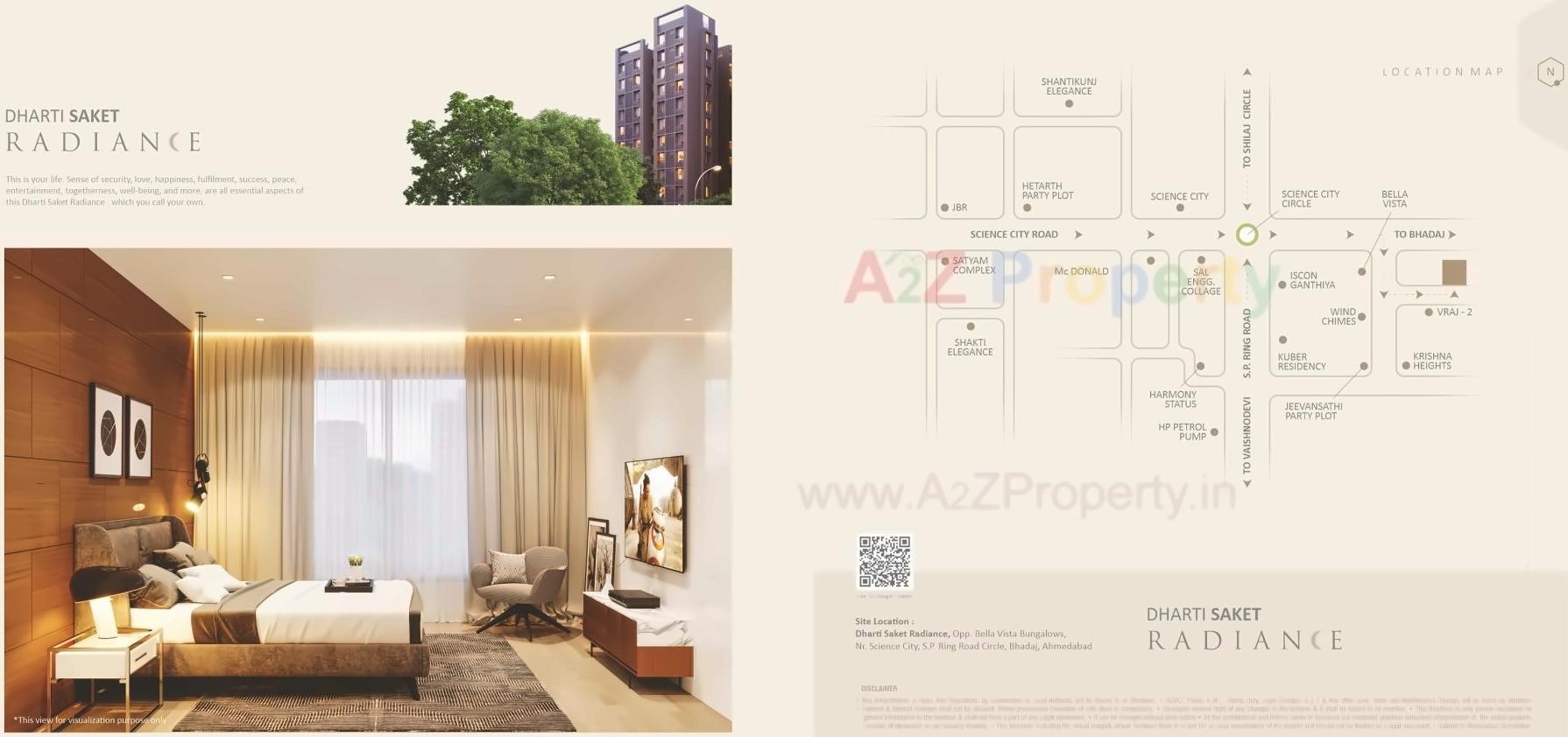  of real estate project Dharti Saket Radiance located at Bhadaj, Ahmedabad, Gujarat