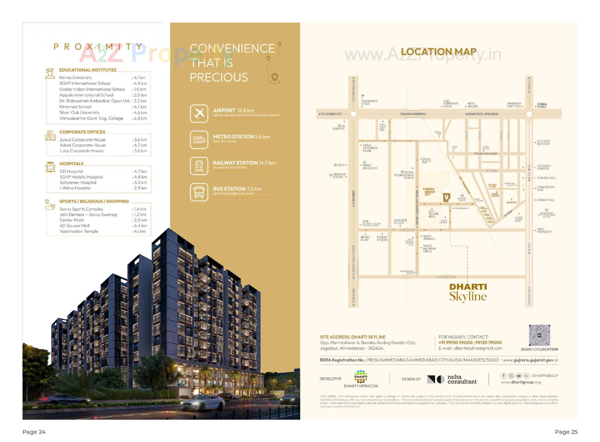  of real estate project Dharti Skyline located at Ahmedabad, Ahmedabad, Gujarat