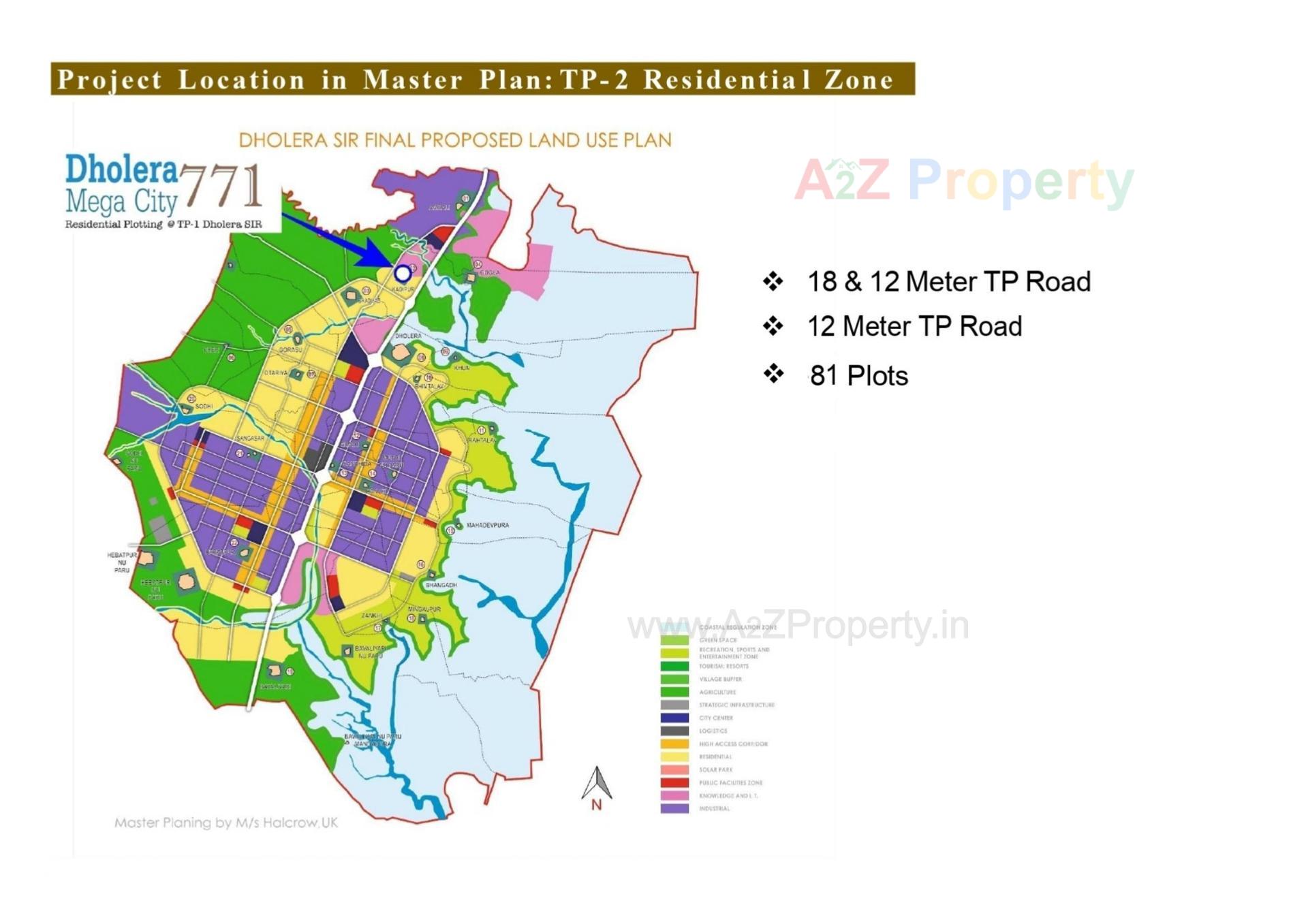  of real estate project Dholera Megacity located at Kadipur, Ahmedabad, Gujarat
