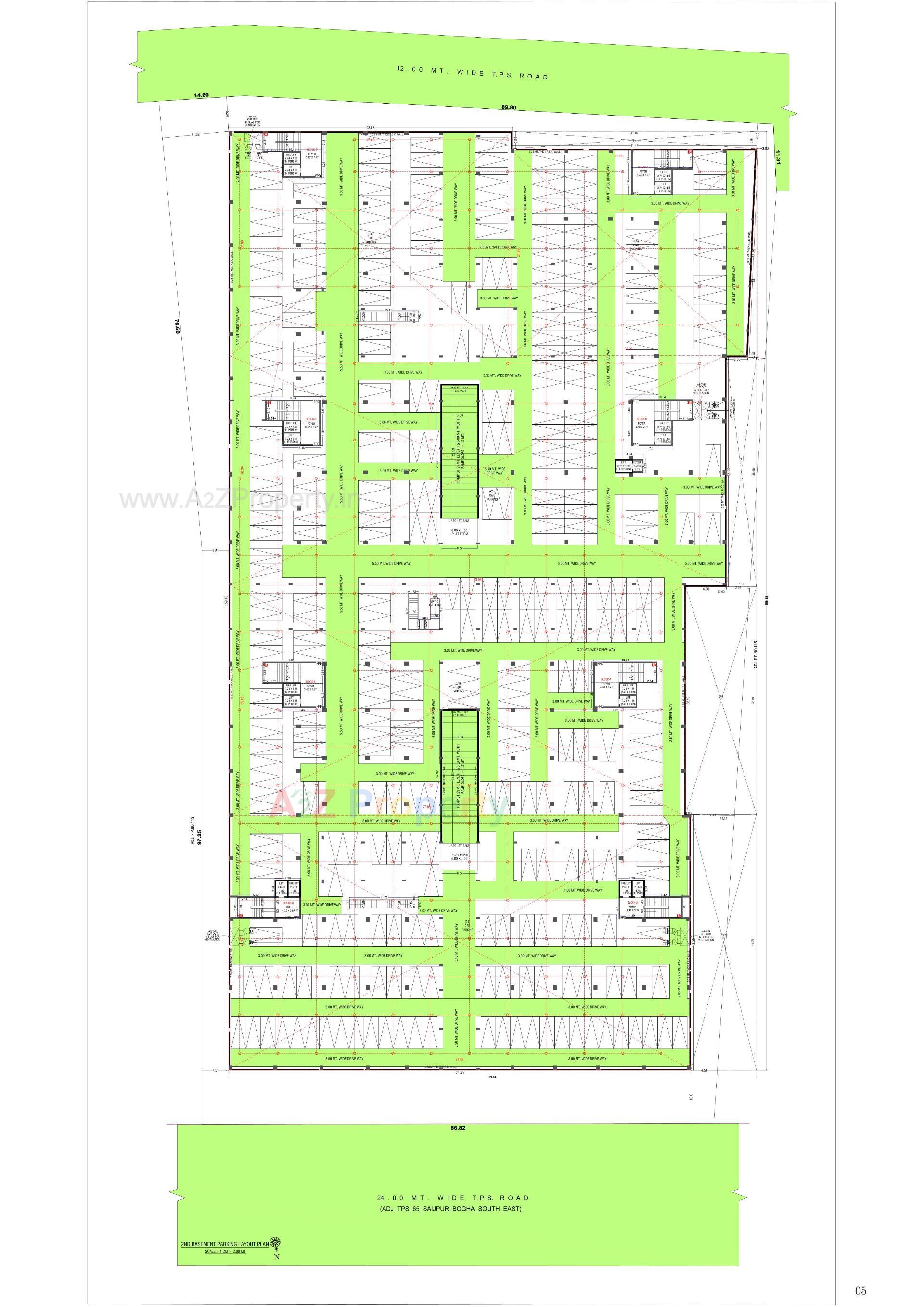 Layout of real estate project Diamond Retail Space located at Nikol, Ahmedabad, Gujarat