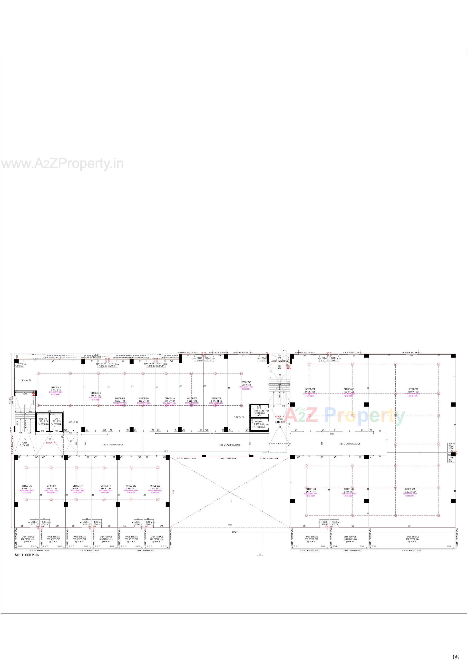 Layout of real estate project Diamond Retail Space located at Nikol, Ahmedabad, Gujarat